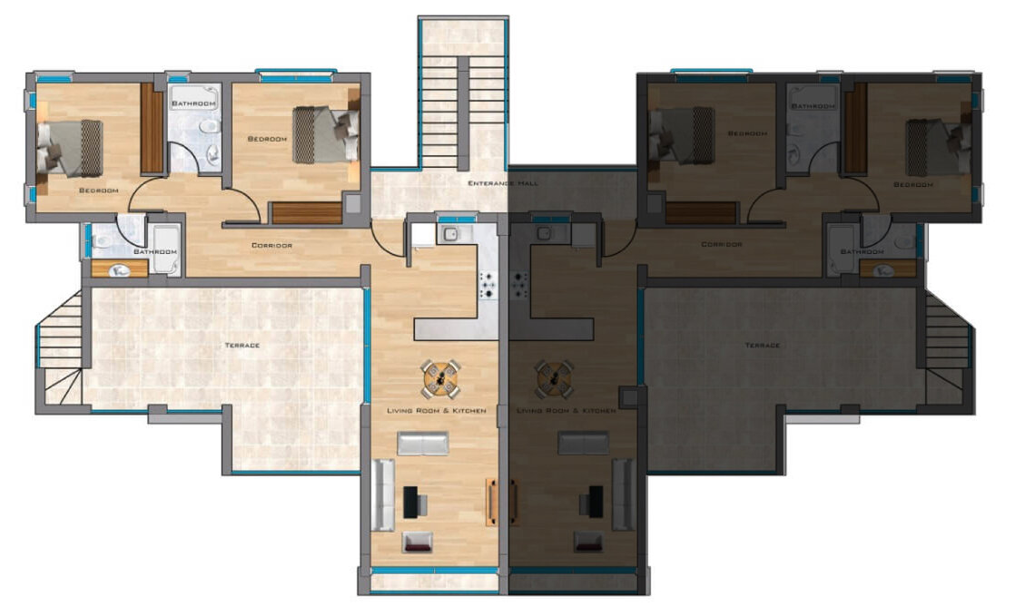 Grundriss Penthouse B5-5